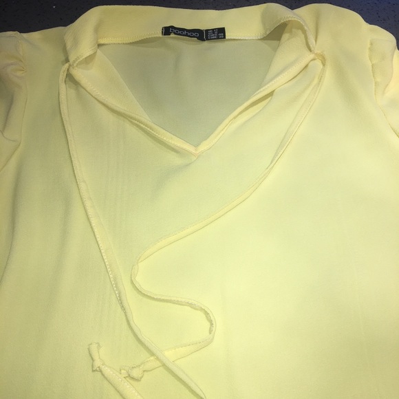 Long sleeve yellow boho dress - Picture 4 of 4